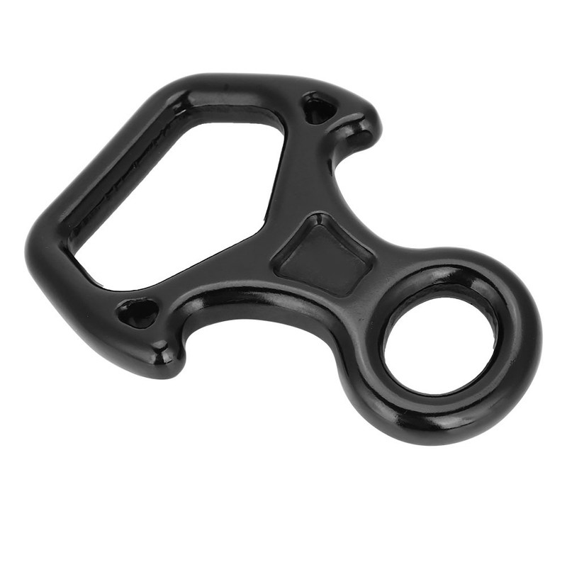 25KN Figure 8 Word Rope Descender Rappel Ring Rock Climbing