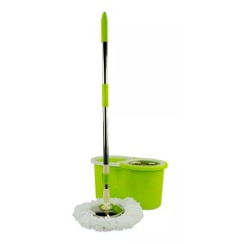 SM Trapeador Mop Inteligente Microfibra Exprimidor Gira 360°