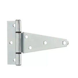 Everbilt 4PK Everbilt 5 inch Zinc Plated Steel Tool Box Door Gate Strap Tee Hinges 13537