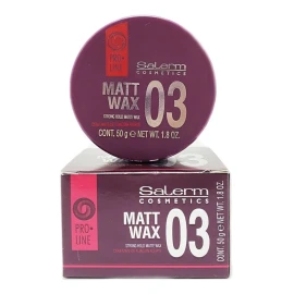 Cera Salerm Matt Wax Fijación Fuerte 50gr + Envío Gratis