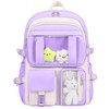HORHEAR Kawaii Backpack for School Girls Cute Bag with Kawaii
