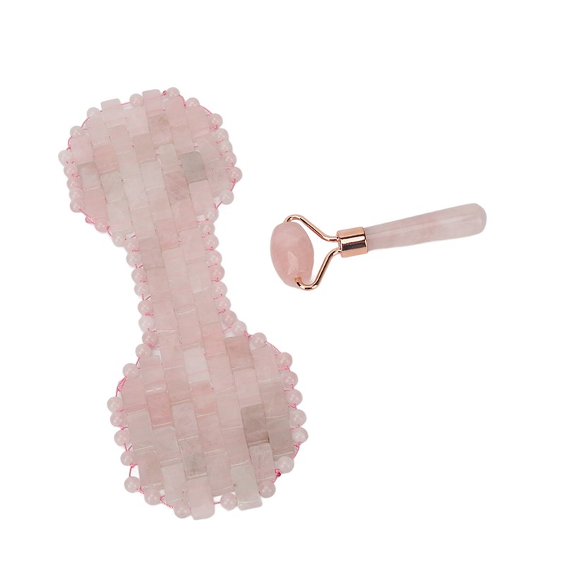 2pcs Jadestone Eye Pad Roller Set Reduce Dark Circles Promote
