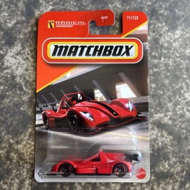 Matchbox 2025 Matchbox Radical SR3 XXR  71/125 Red Diecast Toy Car New VHTF