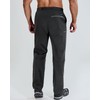 Haimont Men's Black Hiking Cargo Pants Ripstop Water Resistant Quick