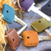 FuoooooGui(ふうぐい) Cowhide Key Cover Key Cap Key Holder Key Case