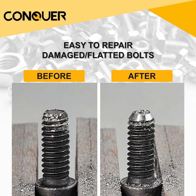 CONQUER TOOLS Deburring External Chamfer Tool, PREMIUM TUNGSTEN Blade, Deburring