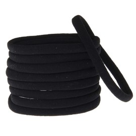 Vaguelly 36pcs Seamless Elastic Nylon Hair Bands for Women Durable Rubber Bands Mixed Colors for Beautiful Hairstyles for and Everyday Use