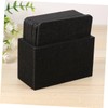 Ipetboom 8pcs Black Felt Coasters Insulation Pads Non Slip Heat