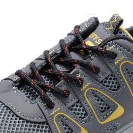 Round Work Boot Laces Heavy Duty,Strong Boots Laces for Walking Boots Hiking Boots Steel Toe Cap Boots Safety Boots Hunting Boots,Mens Womens Thick Replacement Boot Shoelaces 1Pair,Black/Brown 140CM