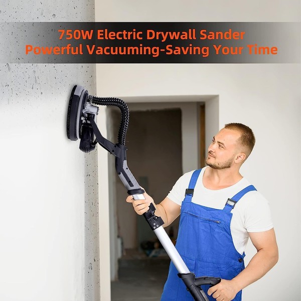 Drywall Sander, 750W Electric Drywall Sander 6.5A, 7 Variable Speed