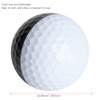 6PCS PU Black White Soft High Elastic Excellent Stable Fly