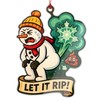 Let It Rip – Funny Snowman Christmas Ornament | Gag