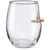 BenShot Bulletproof Wine Glass with real bullet