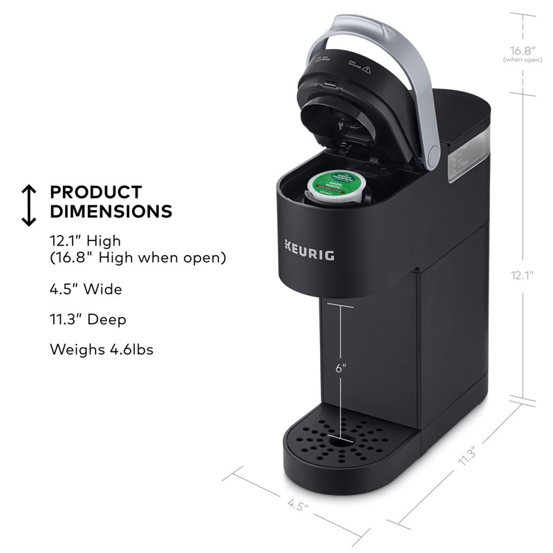 Keurig K-Mini Single Serve K-Cup Pod Coffee Maker, 6 to