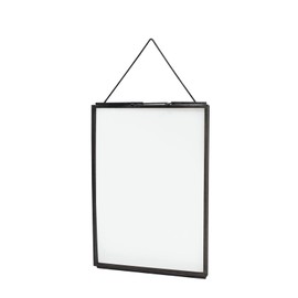 LaLe Living Mara Picture Frame in Black Iron for Hanging, Wall Frame L 13 x H 18 x W 1 cm for Photos and Postcards