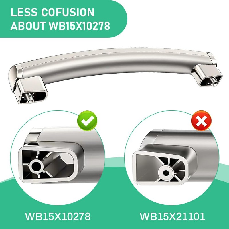 Upgraded WB15X10278 Microwave Handle Replacement Compatible with General Electric GE
