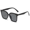 MAXJULI Oversized Sunglasses for Women Men UV Protection (C1 Black