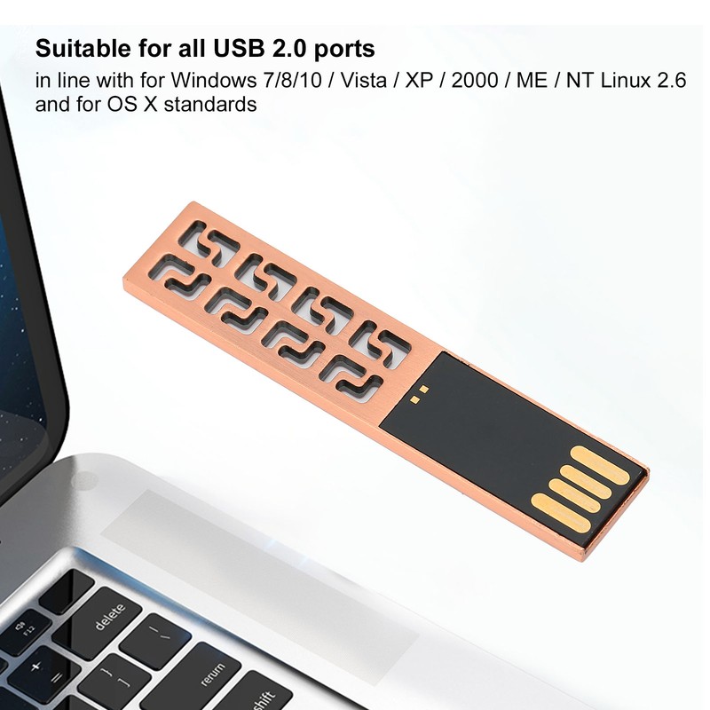 USB Flash Drive Thumb Metal 2.0 Portable Waterproof Metal Storage