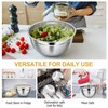 TeamFar Mixing Bowls, Stainless Steel Nesting Salad Bowls with Airtight