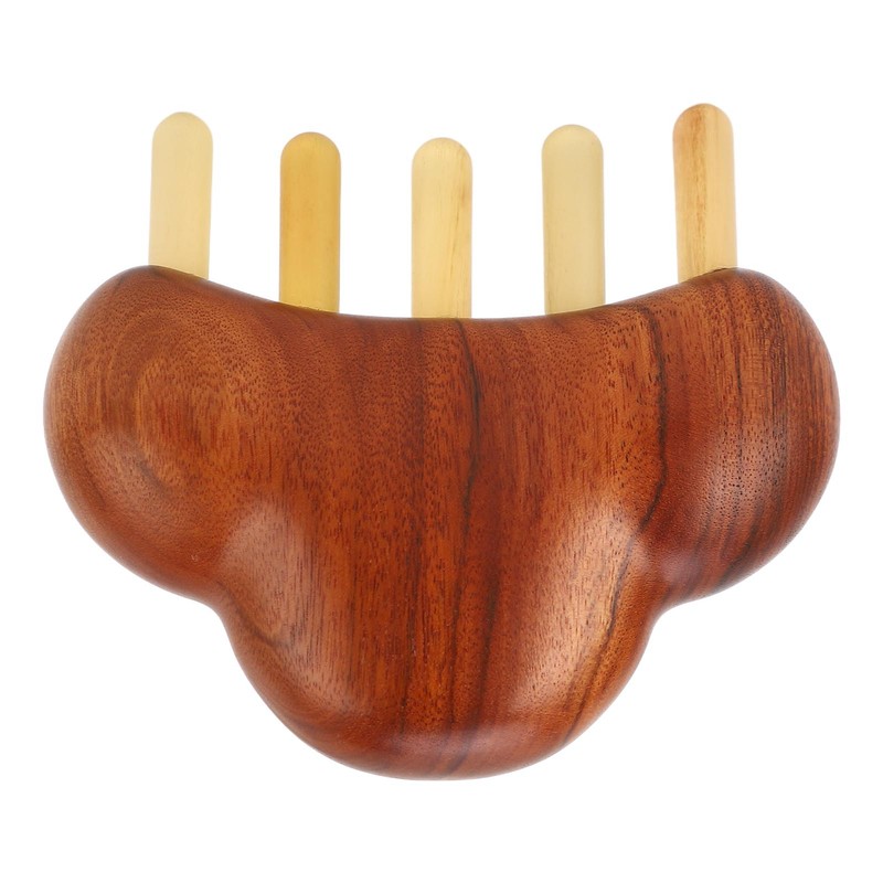 Rosewood Meridian Comb Wide Comb Teeth Reduce Stress Wooden Scalp