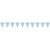 Unique 83441 Blue Dots Prismatic 50th Birthday Plastic Pennant Banner,