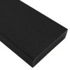 BuyPlastic Tangent Poly Lumber - Black, 1x6 (0.75" x 5.5"),