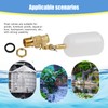 MOGOULUA 1/2 Inch Brass Float Valve with 300 cm PTFE