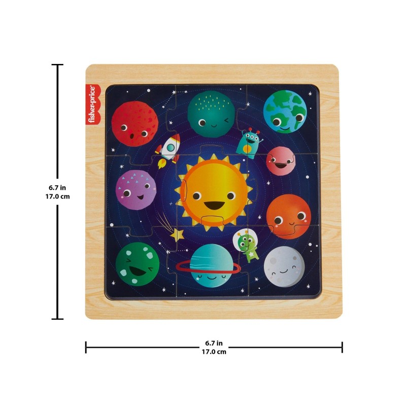 Fisher-Price Wooden Jigsaw Puzzle Collection for Toddlers & Preschool Kids