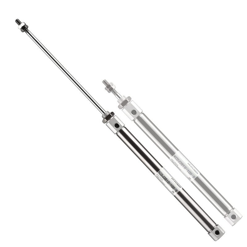 Heschen Pneumatic Slim Air Cylinder, CDJ2B 16-100, M5 Port, 16