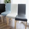 Span Leather Chair Cover 등받이의자 천갈이 가죽커버 탄성 사이즈 방수