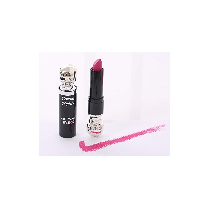 Saffron - Zombie Nights Matte Velvet Lipstick (06 Pink Velvet)