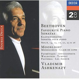 Beethoven: Favourite Piano Sonatas (8, 14, 15, 17, 21, 23 & 26)