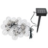 20LEDs G50 Solar Bulb Light String Outdoor Waterproof for Garden