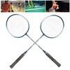 REGAIL 2Pcs Iron Alloy Badminton Racket 2 Player Badminton Racket