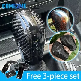 Come2me 기어노브 기어봉 커버 탄소 섬유 DSG 기어 노브 시프터 트림 VW 골프 7 GTI R 티구안 파사트 B7 B8 CC R20 Gear Knob Gear Stick Cover Carbon Fiber DSG Gear Knob Shifter Trim VW Golf 7 GTI R Tiguan Passat B7 B8 CC R20 [1]
