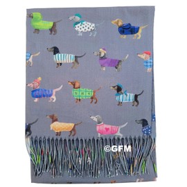 GFM® Cashmere Texture Dog Scarf for Autumn and Winter (DGSHL), Dg-41-Gray
