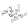 1:18 Gear Ratio Guitar Tuners Knob Enclosed Robust Silver Electric
