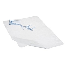 American Baby Company Waterproof Embossed Quilt-Like Flat Bassinet Protective Pad Cover White 15" X 33"