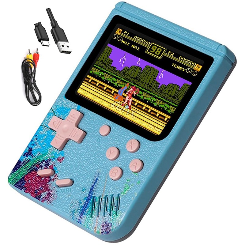 Handheld Game Console 500 Free Classical Games Support for Connecting