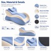 Memory Foam Reading Pillow for Bed and Sofa – 27°