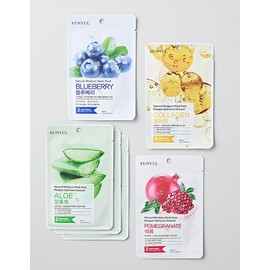 EunYul [은율] 내츄럴 마스크팩 30매 (10종*3매)(장당 460원) [Yunyul] Natural Mask Pack 30 Sheets (10 Types * 3 Sheets) (460 Won per Sheet)