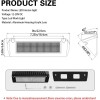 MICTUNING 1pc RV Porch Light, 9" Inch 54W 2000LM Camper