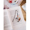 GEHECRST Crystal Metal Bookmark Chakra Crystal Tree Life Heart Bookmarks