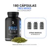 Pros Blend de 180 Cápsulas. Ingredientes naturales: Ciruelo Africano, Curcuma