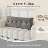 Zelladorra Headboard Pillow for Bed,Triangular Wedge Pillow Headboard Soft Support