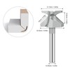 1/4 Shank Arc Bending Integrated Forming Router Bits for Woodworking