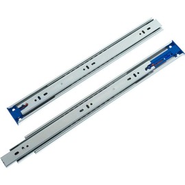 Shop Fox D4449 Push-To-Open Ball Bearing Drawer Slide, 16-Inch