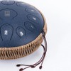 Steel Tongue Drum Wrapped Braided Rope Handmade Handpan Decoration Woven