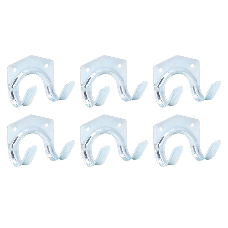 25Pcs Storage Hook Galvanized Steel Tool Hanging Accessory Set Kit