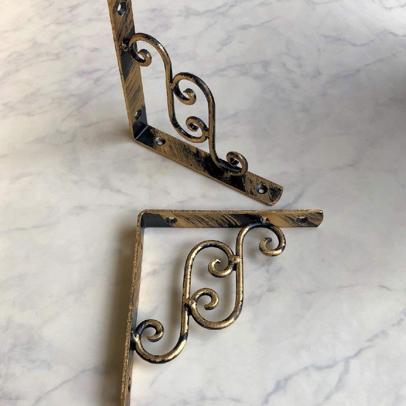 MASOUDITRADING Shelf Bracket, 5.1 inches (13 cm) (1 Piece), Iron